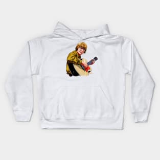 John Denver - An illustration by Paul Cemmick Kids Hoodie